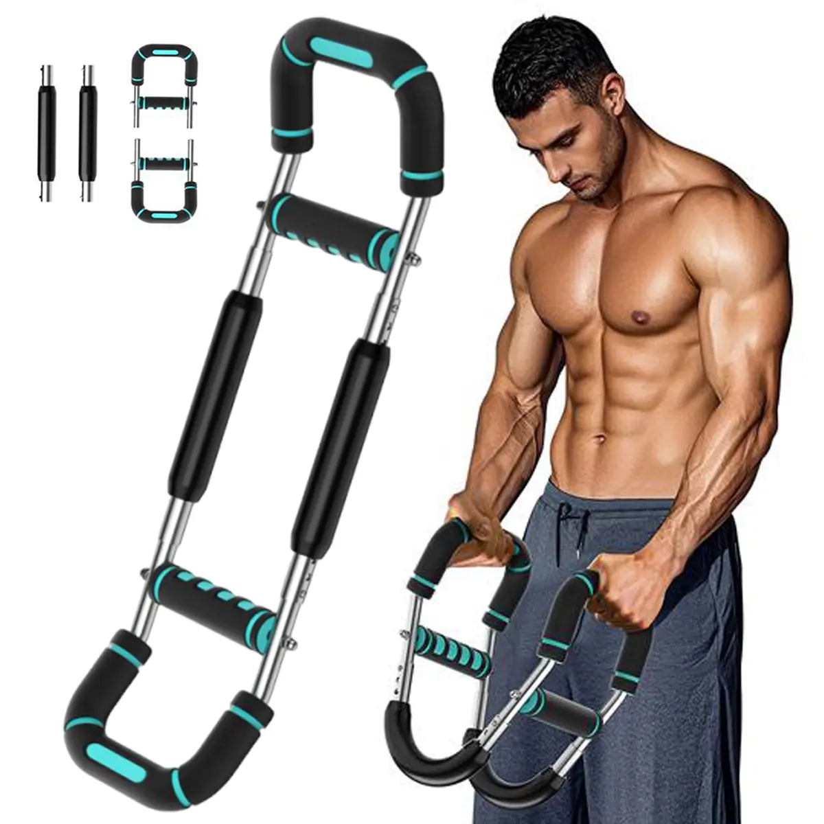 Sports Equipment Club - Adjustable Power Twister Bar Arm Trainer,