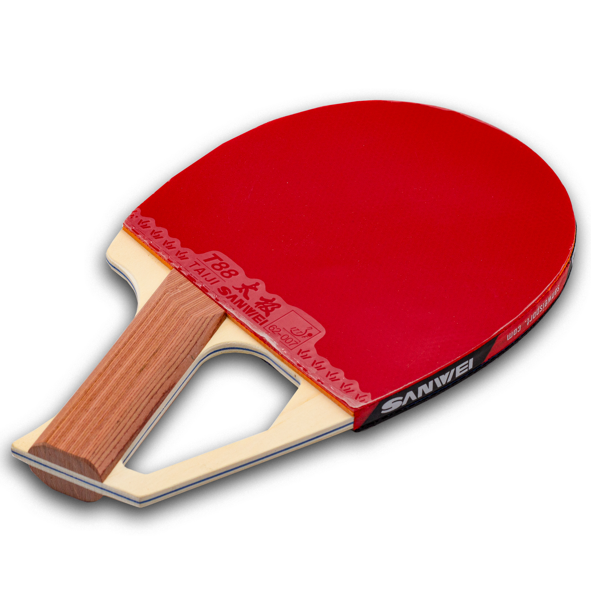 Sanwei 10th Pistol Racket Pre- - Sports Equipment Bat ulasan dan harga