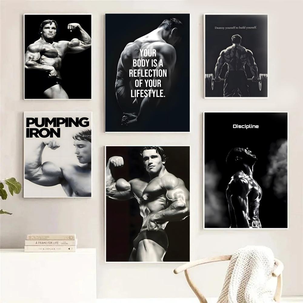 Fitness Arnold Schwarzenegger  - Sports Equipment Poster ulasan dan harga