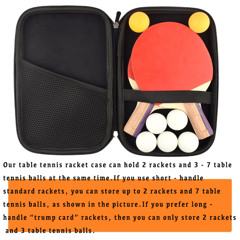 1pc Table Tennis Bat Cases Zip - Sports Equipment Bat ulasan dan harga