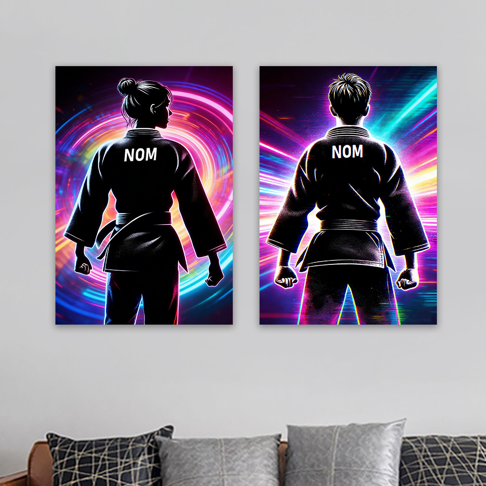 Colorful Personalized Man Judo - Sports Equipment Poster ulasan dan harga
