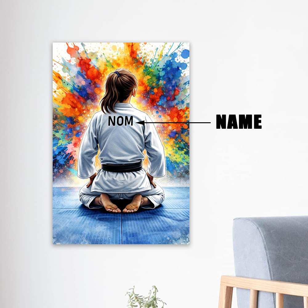 Colorful Personalized Man Judo - Sports Equipment Poster ulasan dan harga