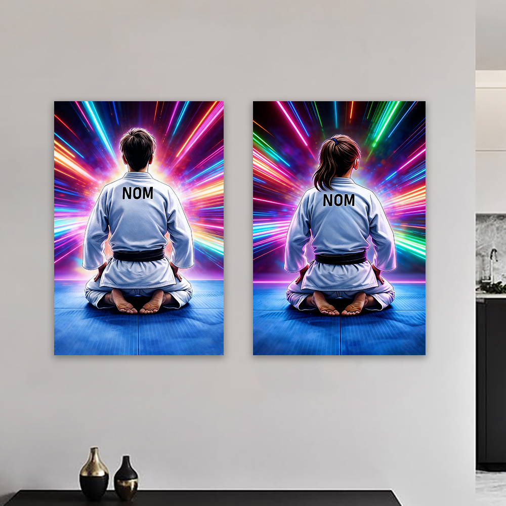 Colorful Personalized Man Judo - Sports Equipment Poster ulasan dan harga