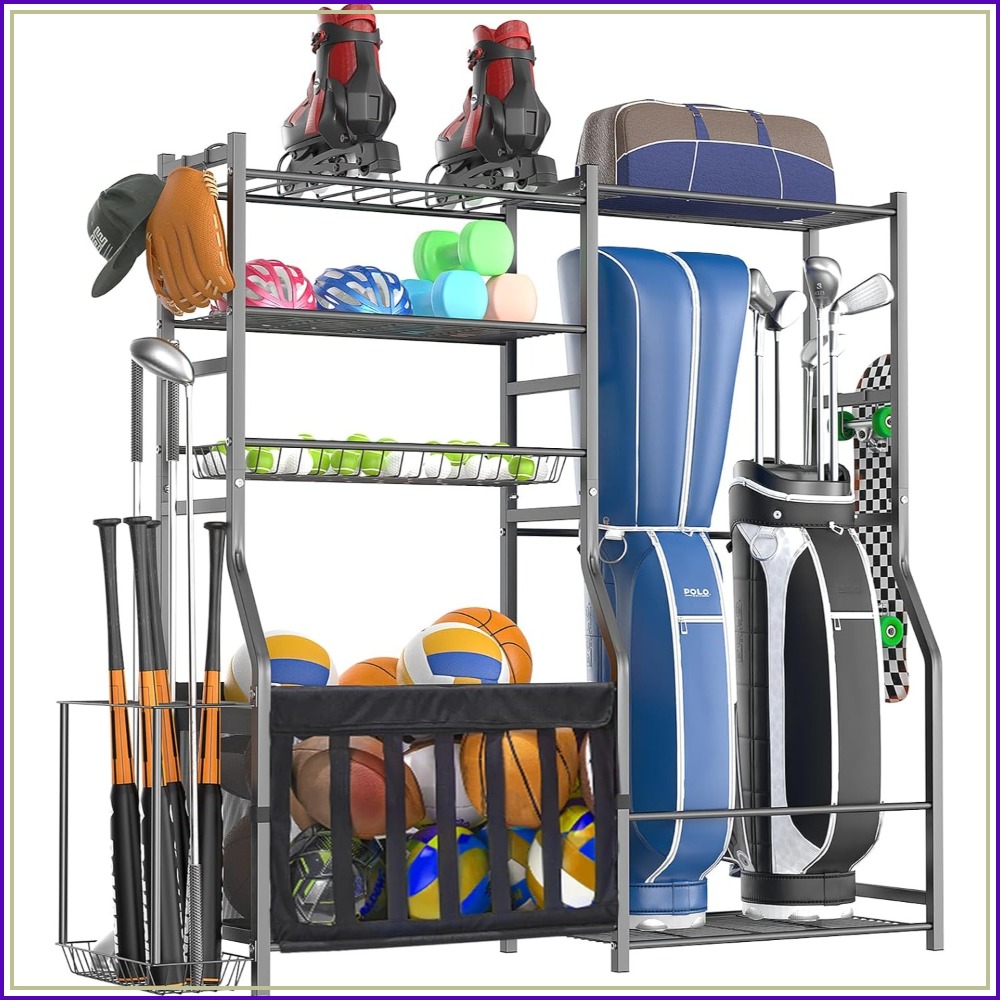 Heavy Duty Garage Sports Equip - Sports Equipment Bat ulasan dan harga