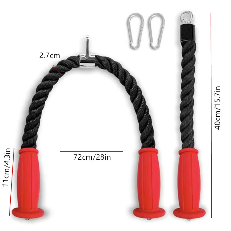Ergonomic Tricep Ropes Non-Sli - Sports Equipment Club ulasan dan harga