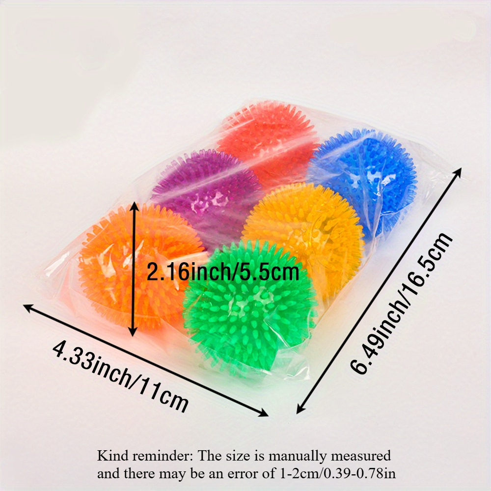 6pcs Dog Toy Balls, Non-Toxic, - Spike Ball Game ulasan dan harga