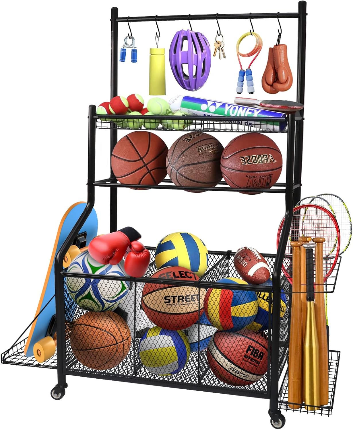 Sports Equipment Organizer,Lar - Sports Equipment Bat ulasan dan harga