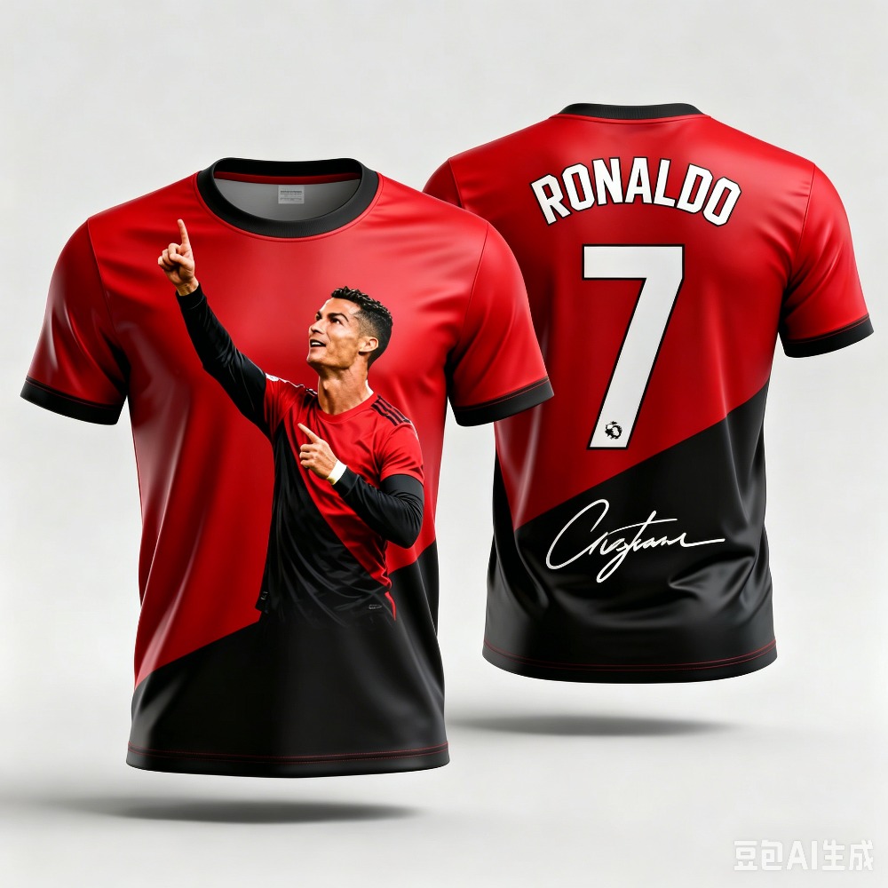 3D Printed Ronaldo Sports Men' - Sports Equipment For Kindergarten ulasan dan harga