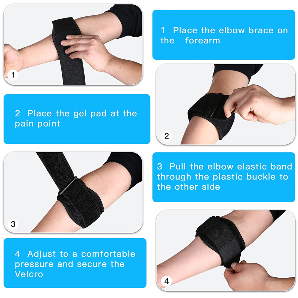 1Pcs Adjustable Compression El - Tennis Elbow Brace ulasan dan harga