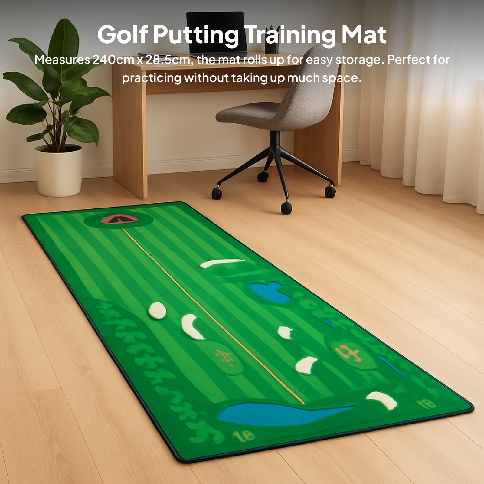 Golf Putting Mat Gift Golf Tra - Sports Equipment Poster ulasan dan harga