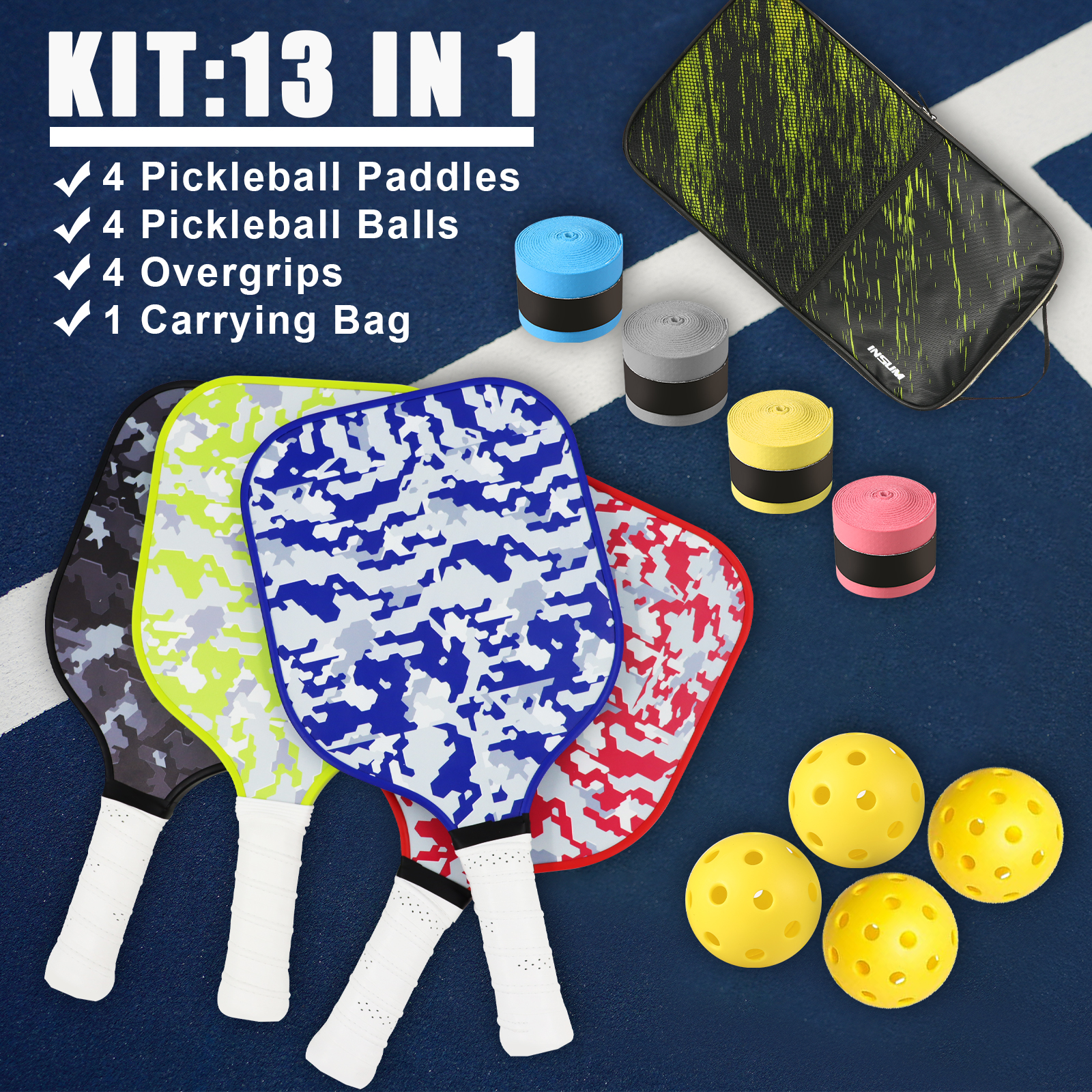 Fiberglass Pickleball Paddles  - Sports Equipment Bat ulasan dan harga