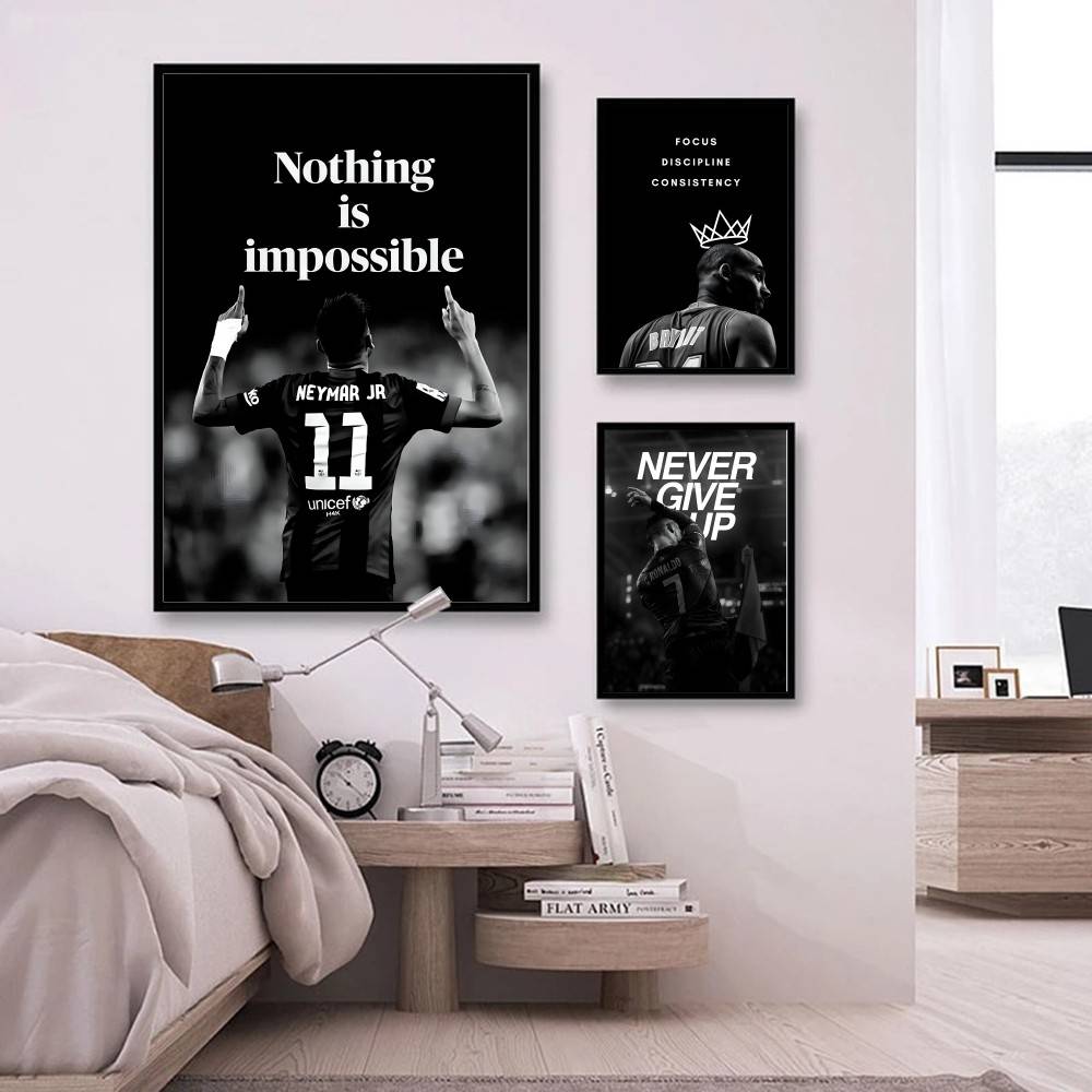 Athlete Inspirational Quotatio - Sports Equipment Poster ulasan dan harga