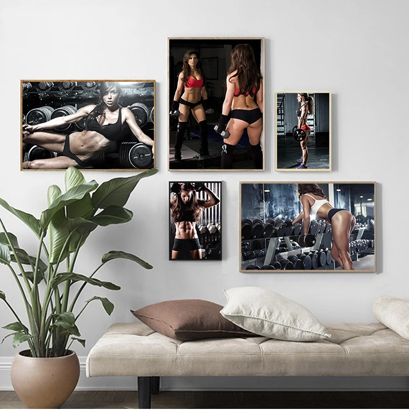 Sexy Women Fitness Bodybuildin - Sports Equipment Poster ulasan dan harga