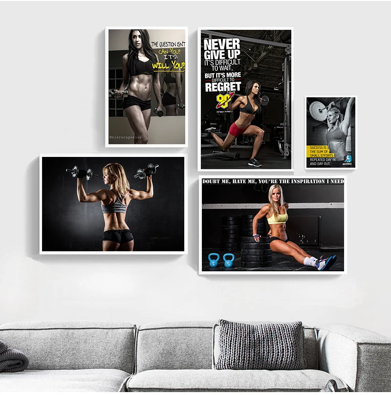Sexy Women Fitness Bodybuildin - Sports Equipment Poster ulasan dan harga