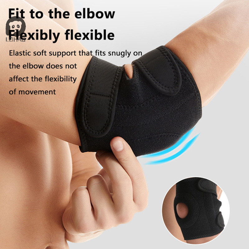1Pc ●★☆Adjustable Elbow Suppor - Tennis Elbow Brace ulasan dan harga