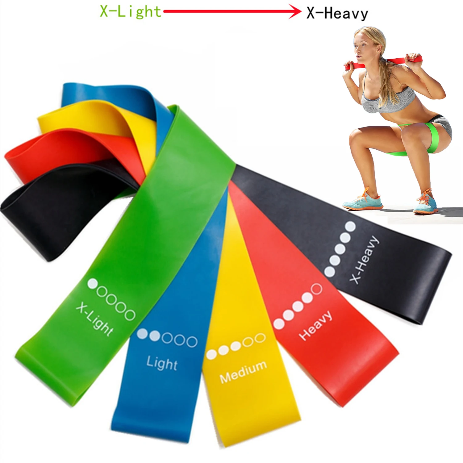 TPE Resistance Bands Fitness S - Sports Equipment Club ulasan dan harga