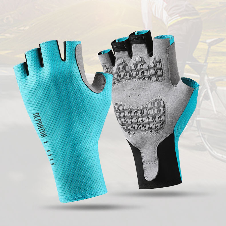New Team cycling Gloves Half F - Sports Equipment And Names ulasan dan harga