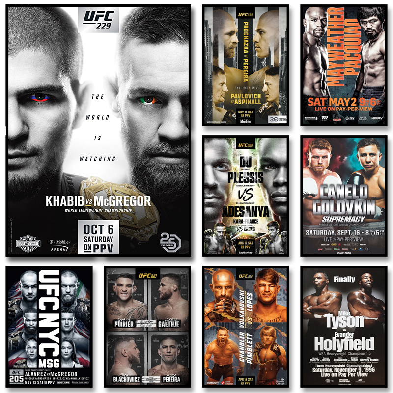 Championship Title Fight Poste - Sports Equipment Poster ulasan dan harga