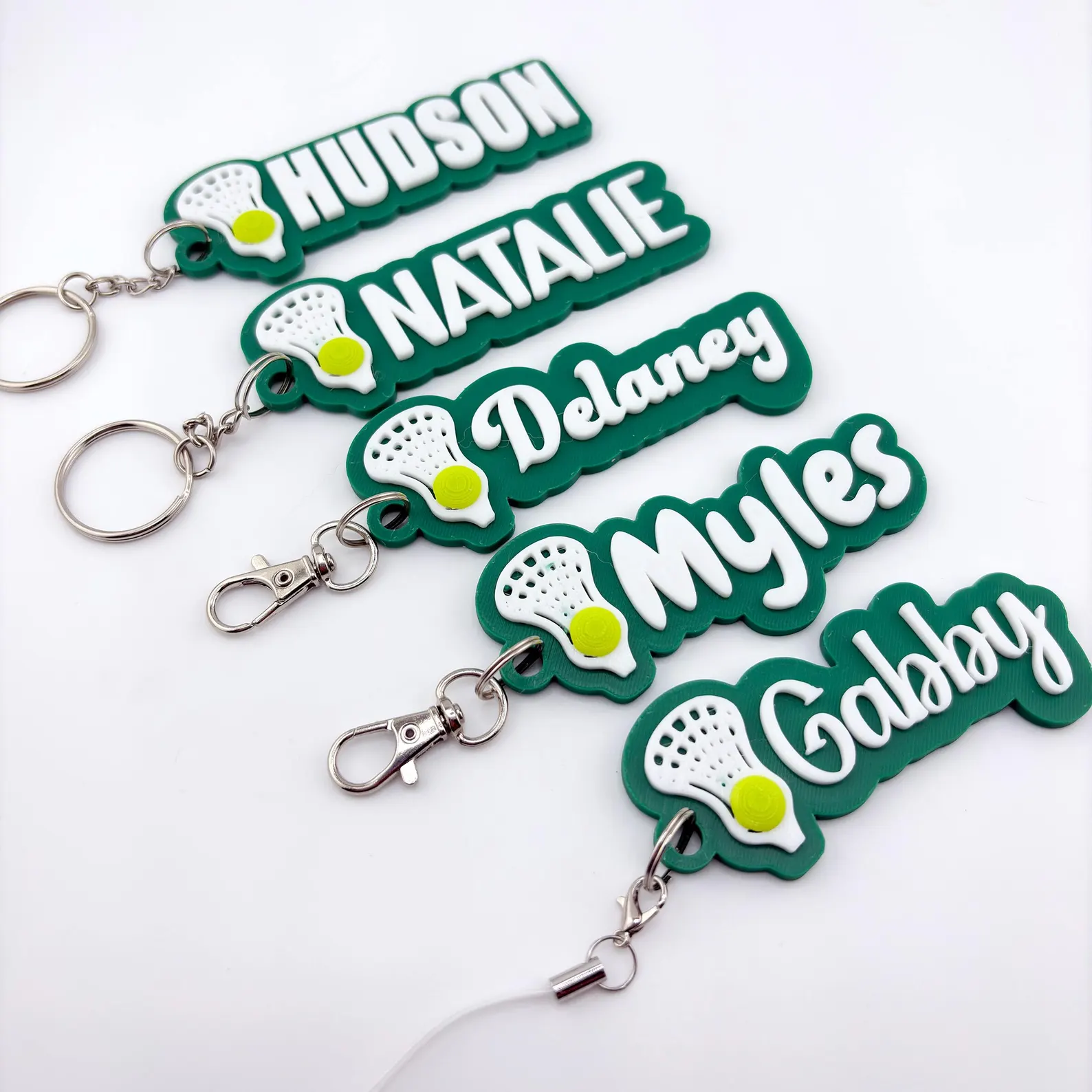 Personalized  Name Tag Keychai - Sports Equipment And Names ulasan dan harga