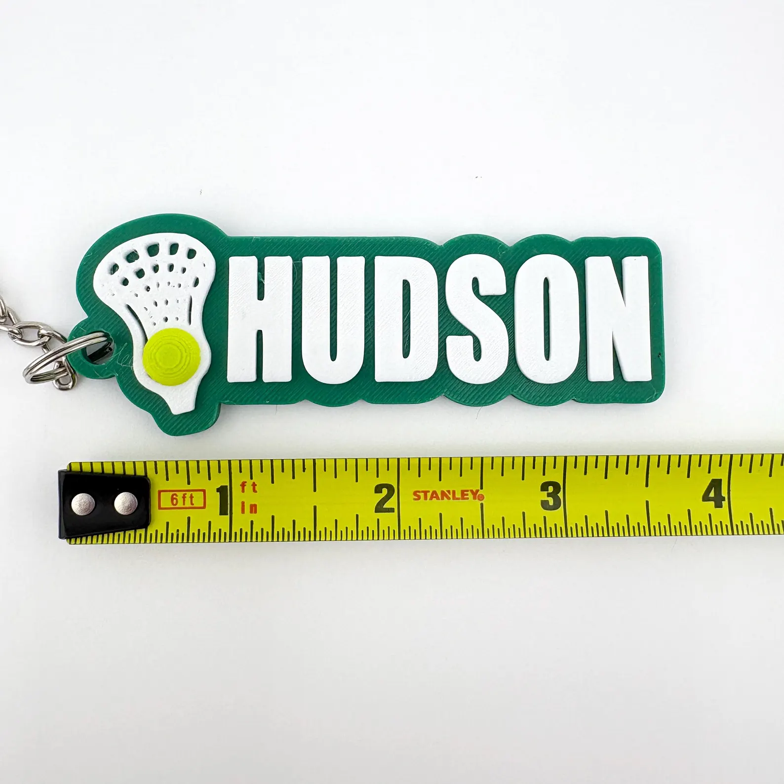 Personalized  Name Tag Keychai - Sports Equipment And Names ulasan dan harga
