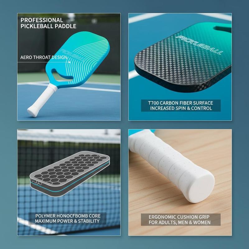T700 Carbon Fiber Pickleball B - Sports Equipment Bat ulasan dan harga