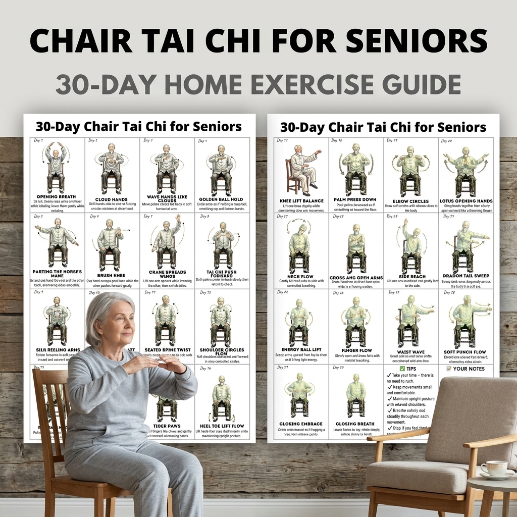 Tai Chi Exercise Plan Poster f - Sports Equipment Poster ulasan dan harga