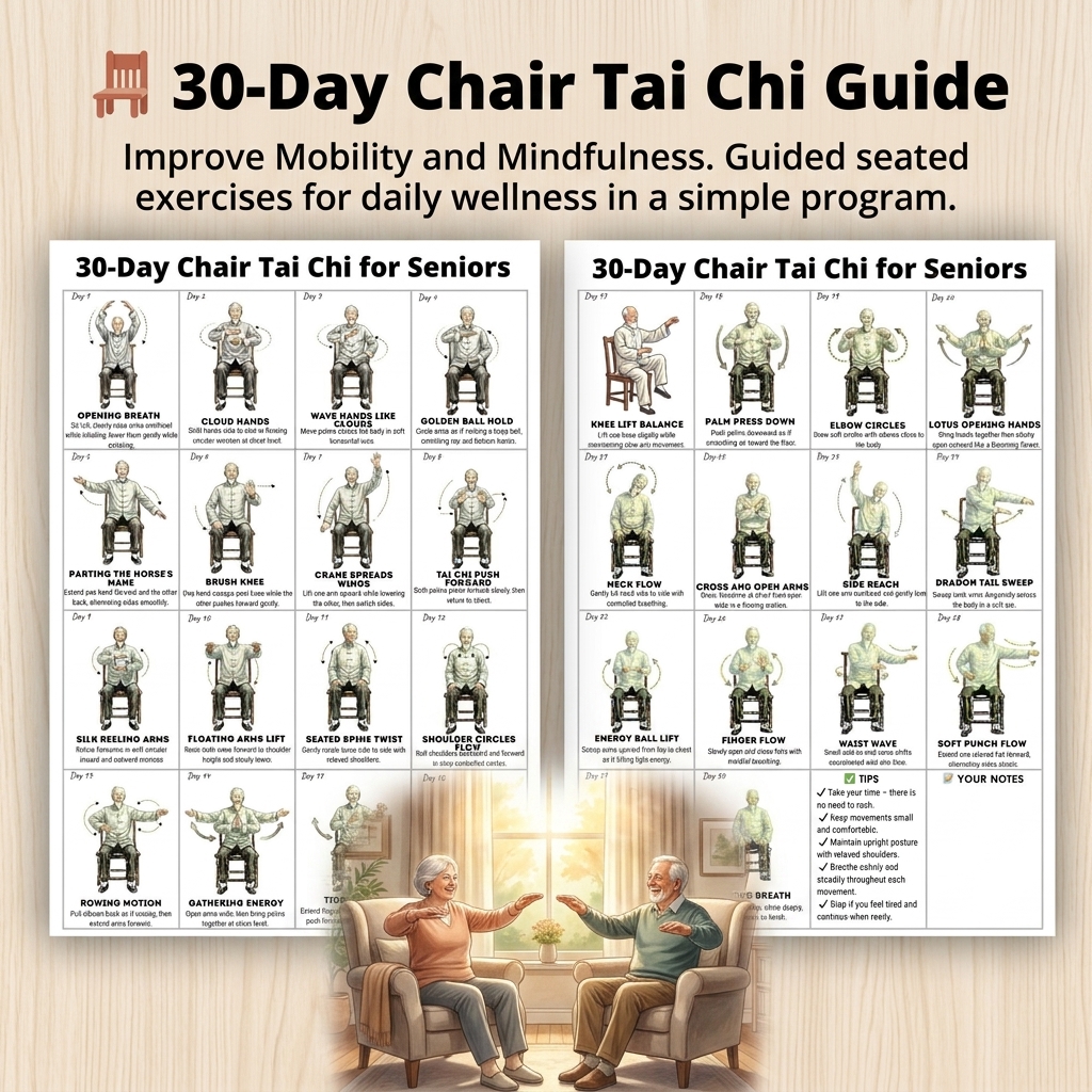 Tai Chi Exercise Plan Poster f - Sports Equipment Poster ulasan dan harga