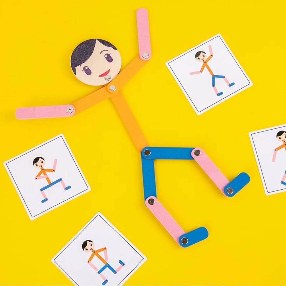 Sport Wooden Man Material DIY  - Sports Equipment For Kindergarten ulasan dan harga