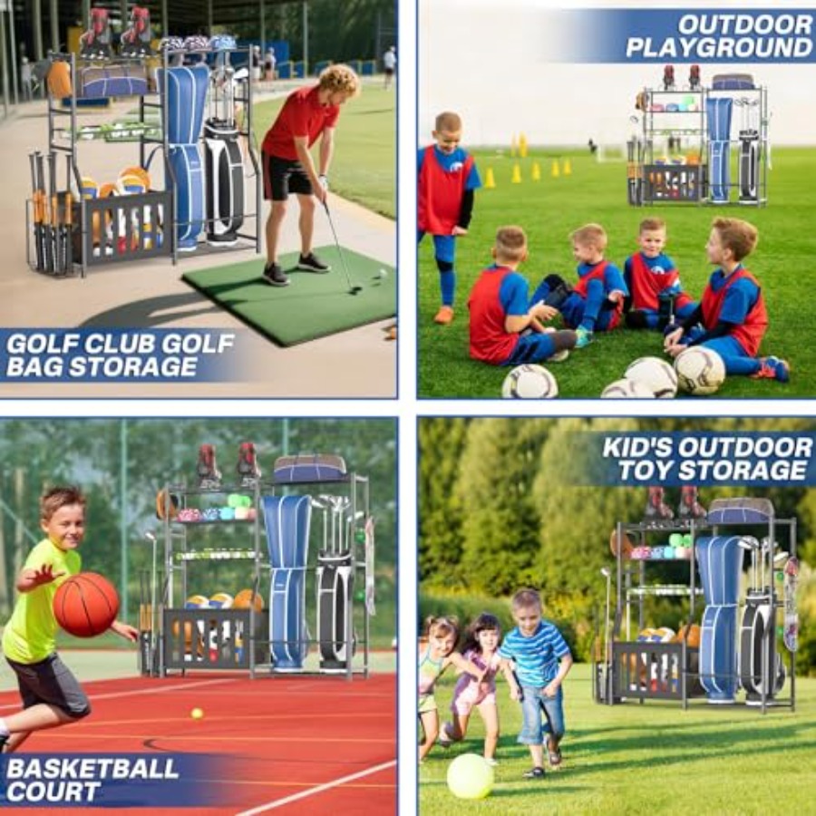 Heavy Duty Garage Sports Equip - Sports Equipment Bat ulasan dan harga